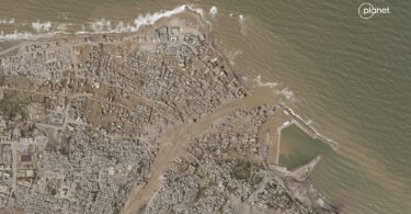 Satellite images show flood devastation that killed more than 11,000 in Libya