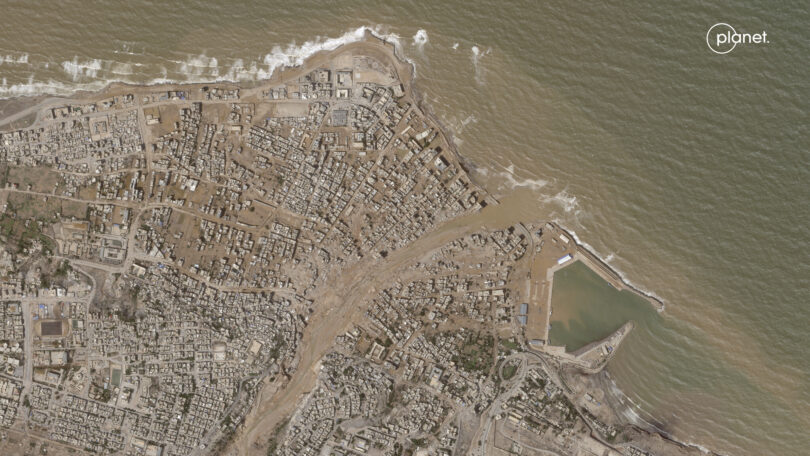 Satellite images show flood devastation that killed more than 11,000 in Libya