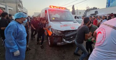 Israel admits airstrike on ambulance near hospital that witnesses say killed and wounded dozens